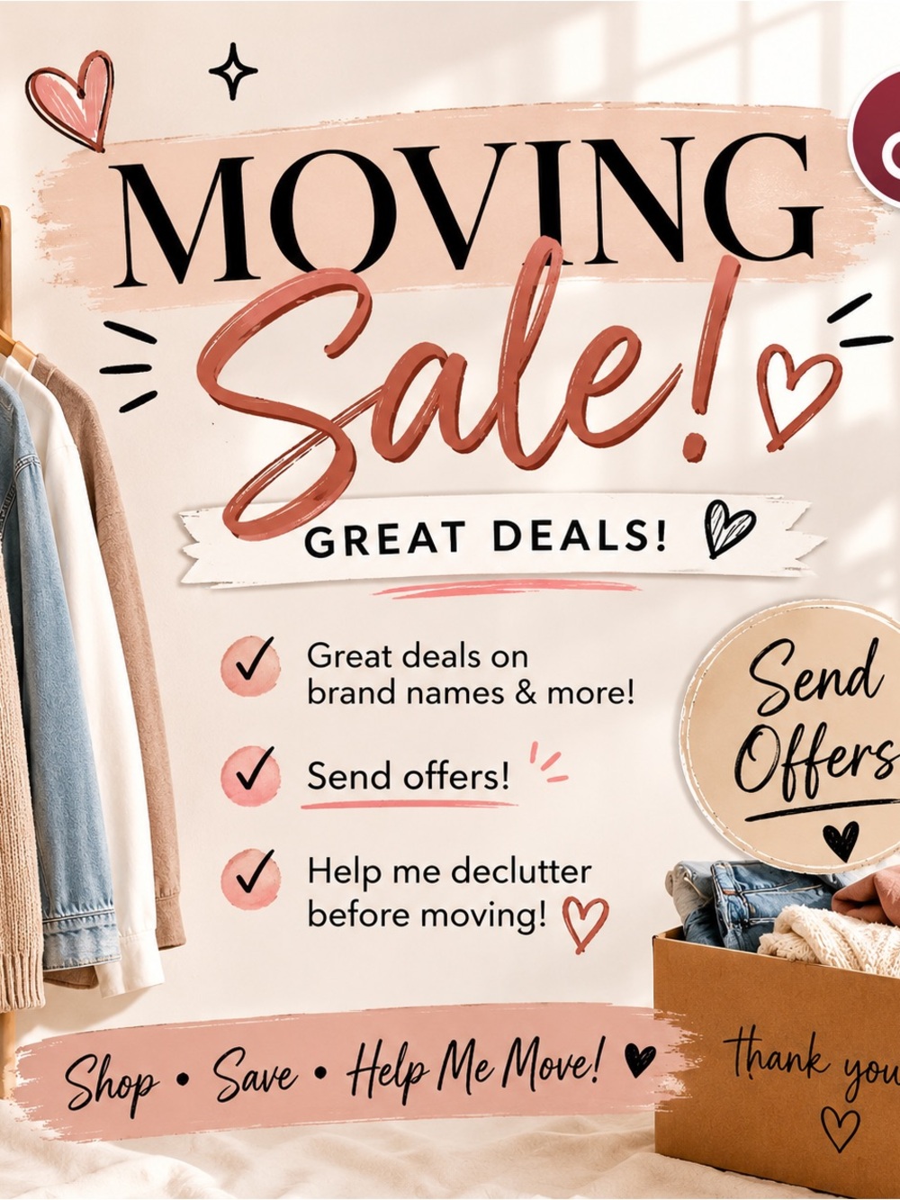 Moving Sale!!